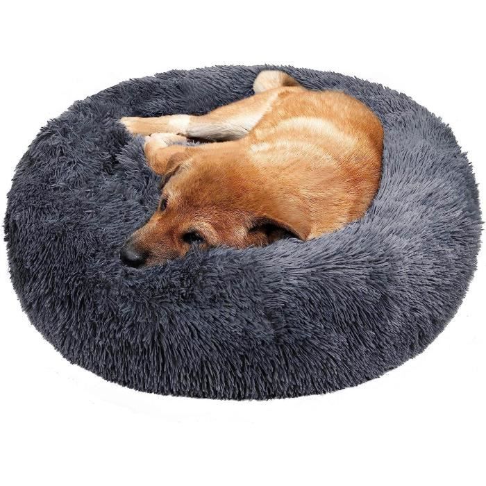 Panier Rond Chien Coussin Chat Panier Donut, Panier Chien Lit pour Chat Chien Extra-Doux Confortable et Mignon, Coussin pour C[87]