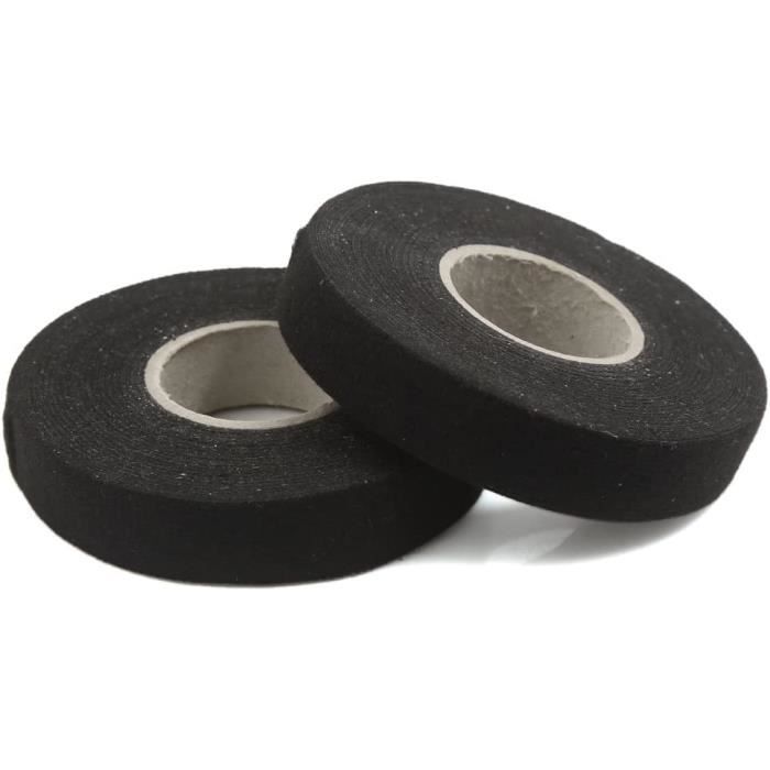 Lot De 4 Rouleaux De Ruban Isolant Tissé Pour Câblage Auto - 15m X 19mm - Adhésif Professionnel