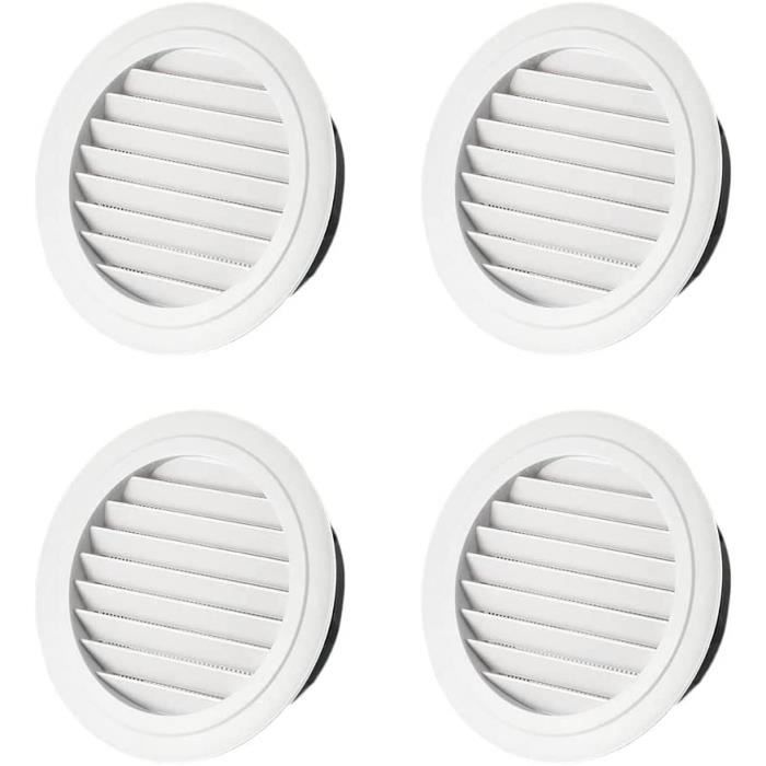 Vmc Simple Flux 300x100mm Blanc Métal Grille De Ventilation - Grille D' Aération Avec Grille De Ventilation Noir