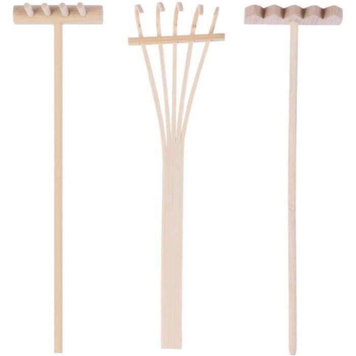 LuXianYS Kit de jardin zen japonais - Mini table - Cadeau zen japonais avec pierres - Coffret cadeau de méditation pour la maison et le bureau