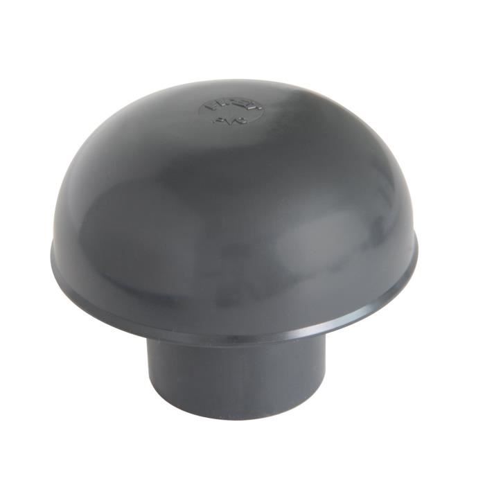 Toiture First Plast cdvm50 a Chapeau de ventilation tête esalatore, noir, diamètre 50 mm 2989