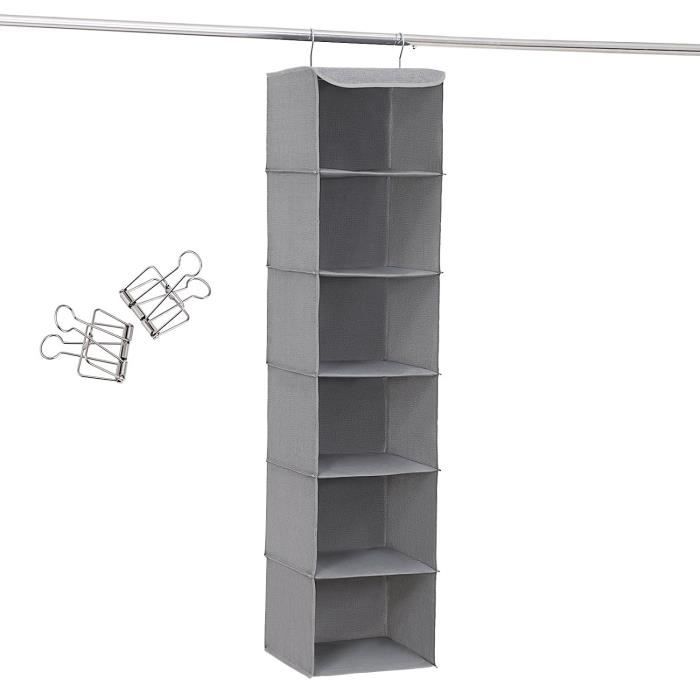 Rangement De Placard Suspendue Pliable Penderie En Tissu 2