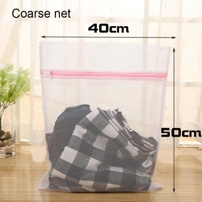 Lot De 2 Sacs à Linge Pour Machine - Filet Protection Soutien-gorge Et Lingerie, Fermeture éclair, 15x15x15 Cm
