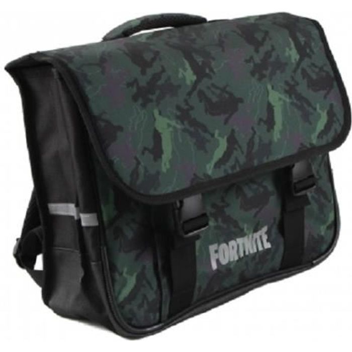 Cartable fortnite 38cm kaki et noir pour le primaire Cdiscount Bagagerie Maroquinerie