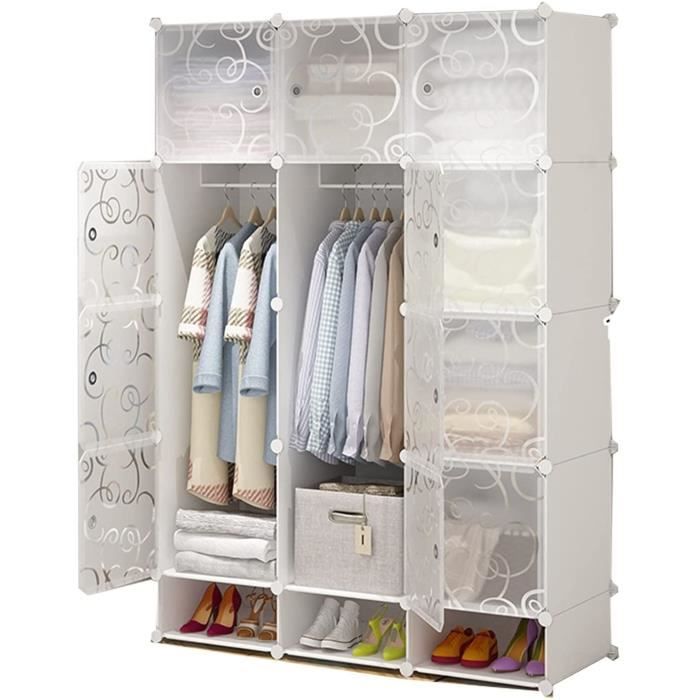 Armoire Plastique Plastique Armoire De Penderie Grande Capacité Forte