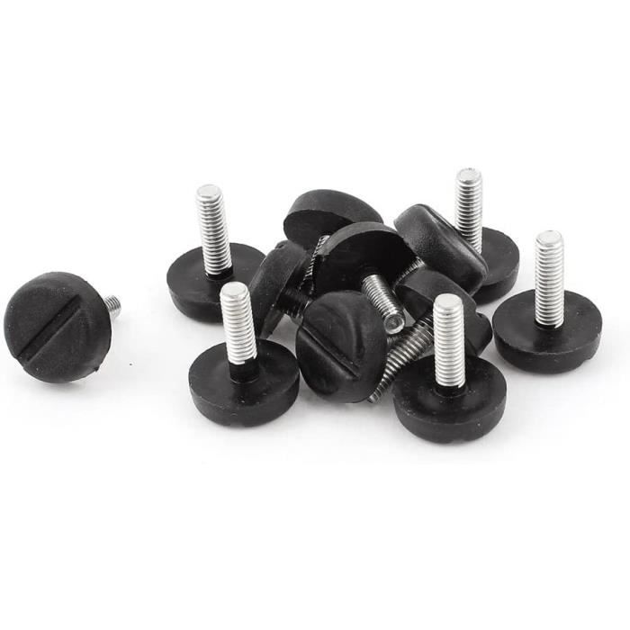 Pieds Réglables Niveleur M8x17x50mm - Lot De 12 Pièces - Marque Uxcell - Pour Machines