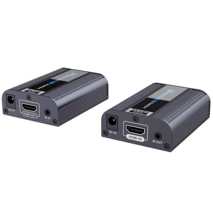 PremiumCord Extension HDMI 2.0 4 kx2k 60 Hz 60 m Via Un câble LAN Cat6/6A/7 - khext60-3