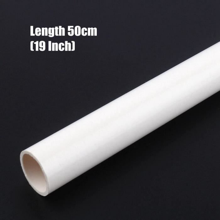 Tube PVC Transparent 20mm Intérieur / 25mm Extérieur – 500mm Longueur – Uxcell