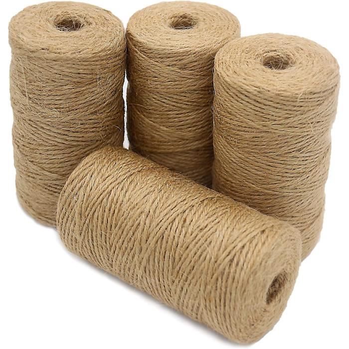 Ficelle Jute Ficelles De Jardinage Corde Naturelles Fil De Jute Corde Fine Naturelle Corde De