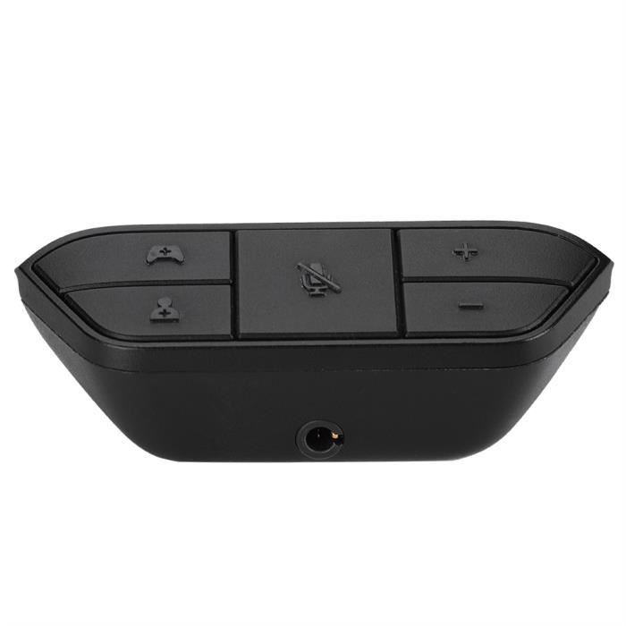 Adaptateur de casque de jeu stéréo Convertisseur de casque anti-poussière pour manette Xbox One avec contrôle de jeu et