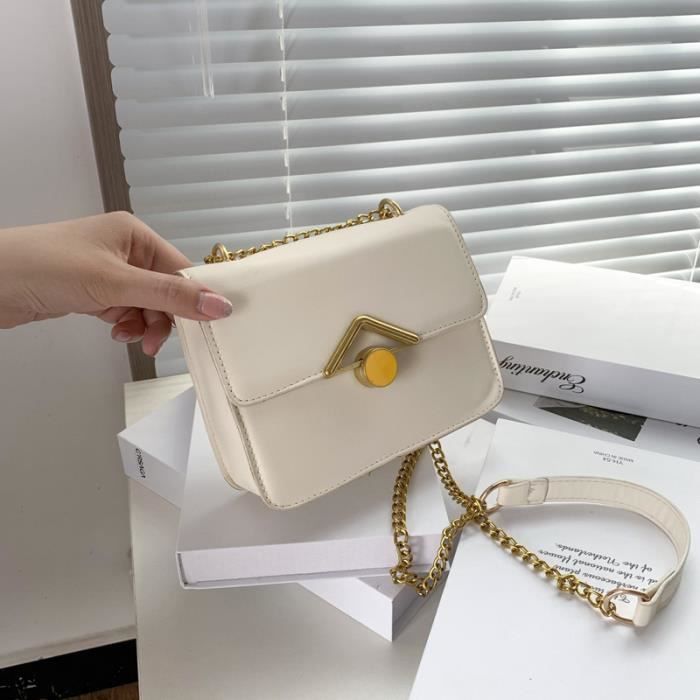 BEMSM Petit sac personnalis de couleur unie sac femme sac bandouli re sac messager sac main chane531022