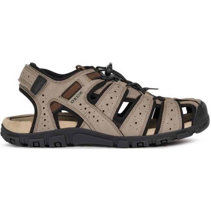 Sandales Geox Uomo Strada B Gris Taupe Et Noir Adulte Taupe Et Noir Achat Vente Sandale Nu Pieds Cdiscount