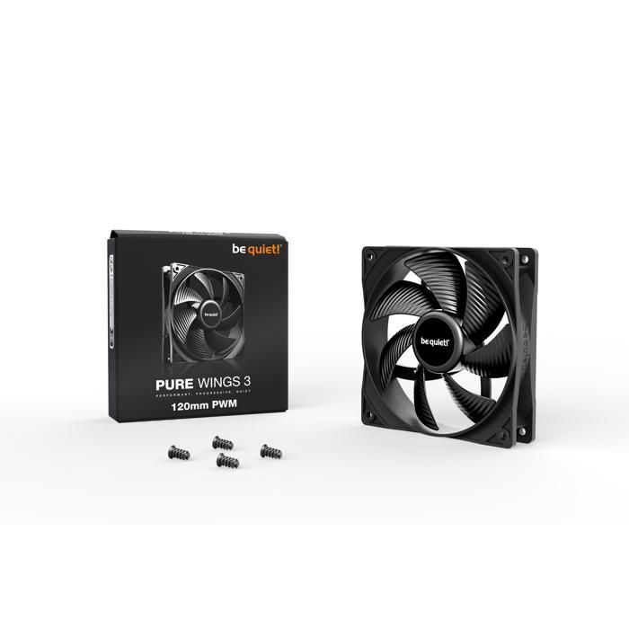 be quiet! Pure Wings 3 120mm PWM – Ventilateur de boîtier 120 mm PWM