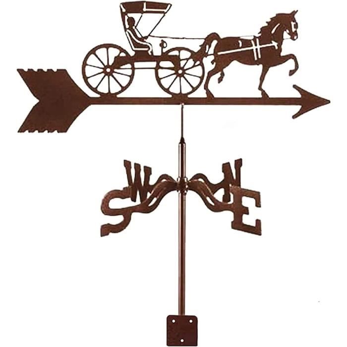 Girouette De Toit En Forme D'Animal - Indicateur De Vent Décoratif Pour Jardin Et Balcon