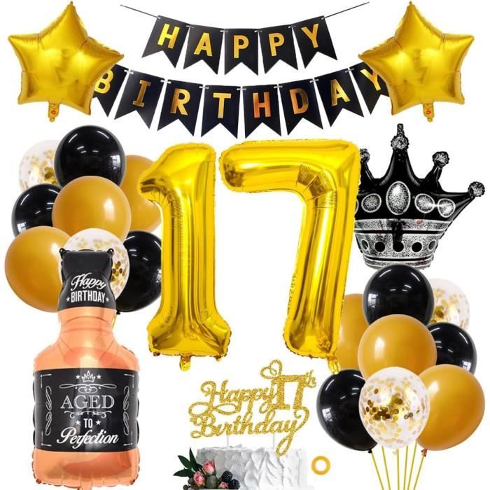 Joyeux 18 Ans Anniversaire Bannière, Décoration de Fête d'anniversaire de 18 Ans Bannière de Logo de Porche, Banderoles pour Fêtes Anniversaire de