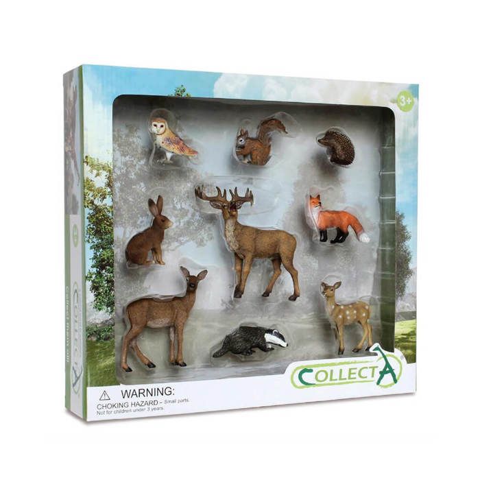 42 Figurines Animaux Forêt Et Arbres Miniatures - Décoration Maquette DIY - Cadeau Creative