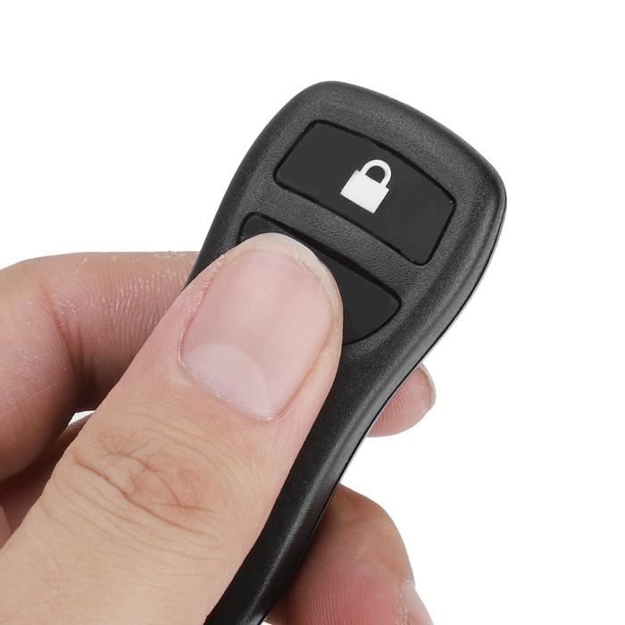 Système Alarme Voiture Universel Avec 2 Télécommandes - Sirène Et Protection Antivol Sans Clé