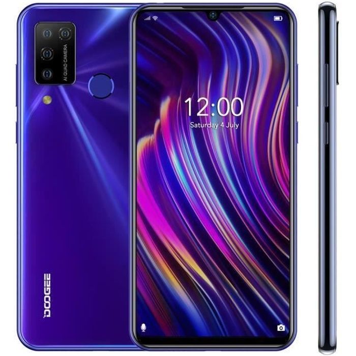 Smartphone 4g Doogee N20 4go Ram 64go Rom 6 3 Ecran Telephone Portable Debloque Violet Achat Smartphone Pas Cher Avis Et Meilleur Prix Cdiscount