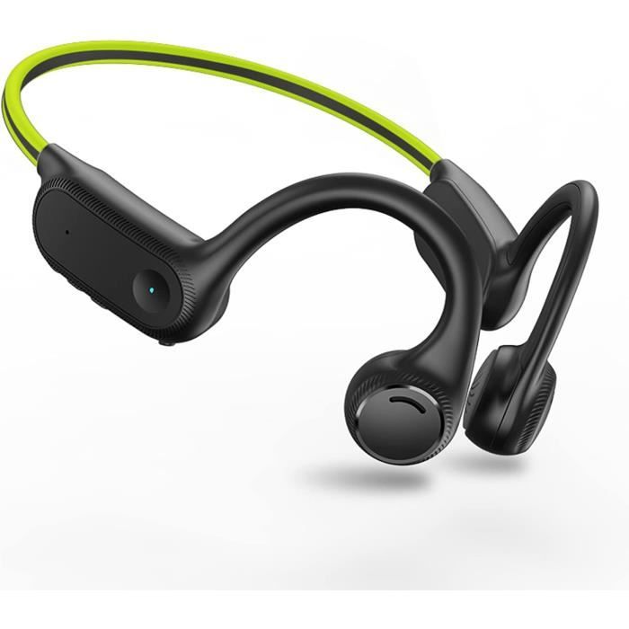 Casque Conduction Osseuse Bluetooth 5.3, Écouteur D'Oreille Libre Avec Casque Conduction Osseuse Bluetooth 5.3, Écouteur D'Oreille Libre Avec