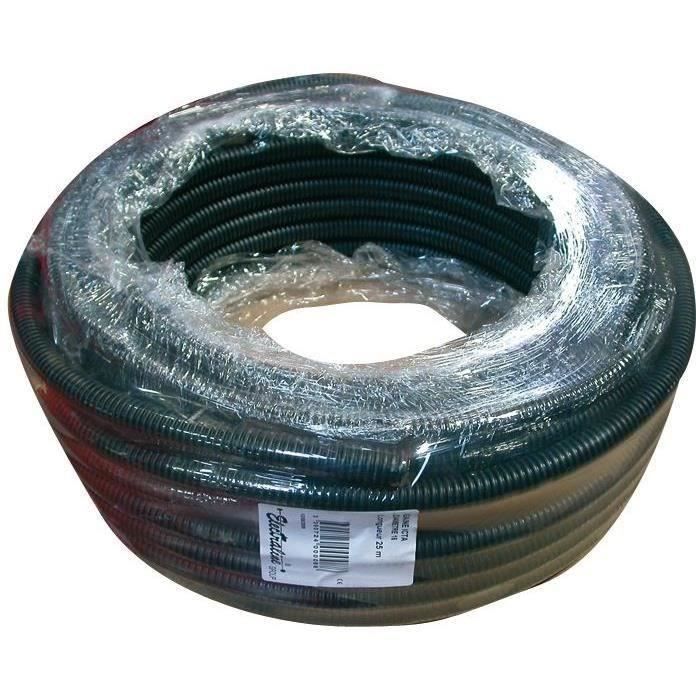 Gaine ICTA avec tirefil - 16 mm² - 25 m - gris