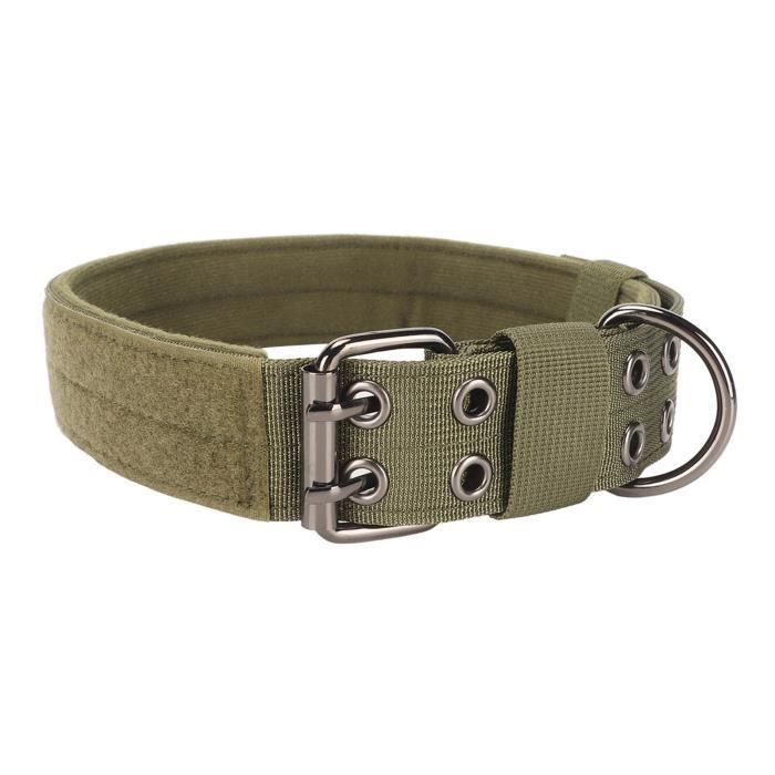 Collier Tactique Chien Avec Poignée - Nylon Rembourré, Réglable, Pour Chiens Moyens/grands - 14