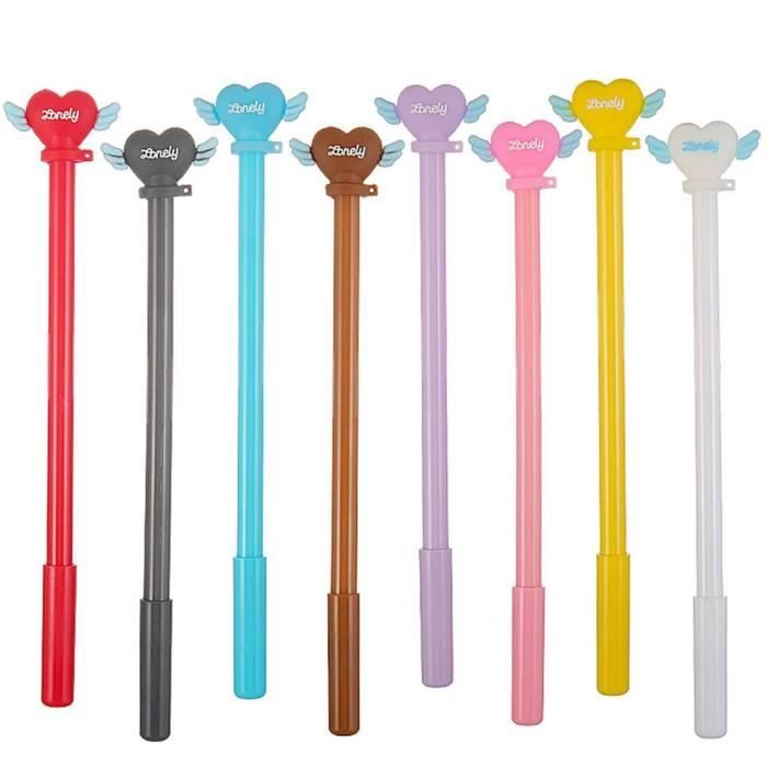 30 Stylos Gel Animaux Kawaii Mignons - Encre Noire, Cadeaux Anniversaire Enfants, Fille Garçon Noël