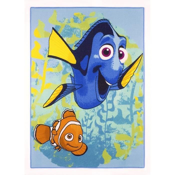 Tapis enfant Dory et Nemo 133 x 95 cm calls - Cdiscount Maison