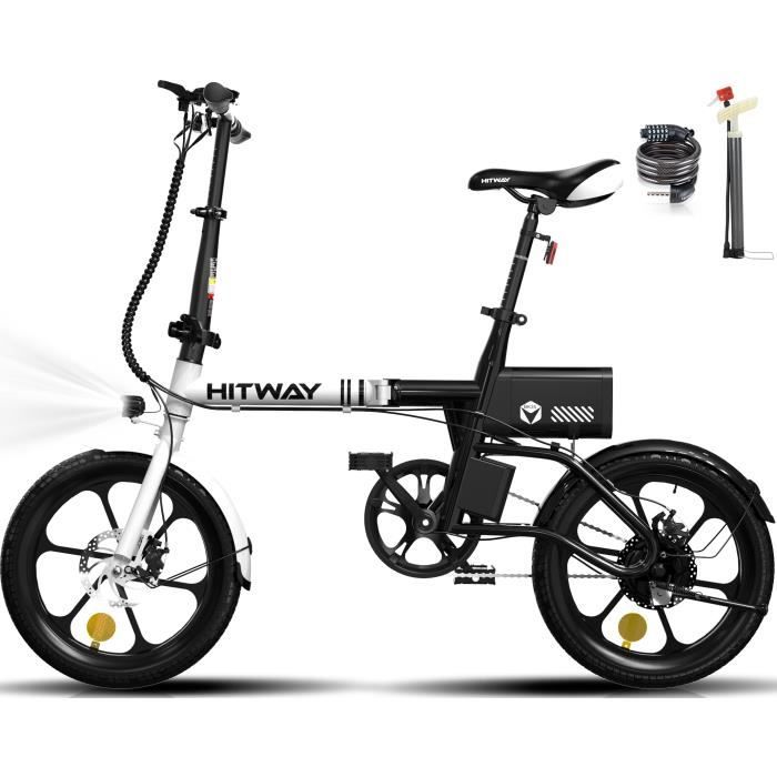 Vélo électrique pliable HITWAY - BK35-HW - Batterie amovible 36V 6,0Ah - Autonomie max 60km