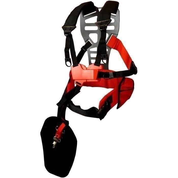 JARDIN PRATIC Harnais de débroussaillage professionel TECOMEC avec rembourrage et poche porte outils