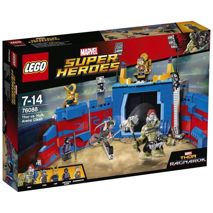 LEGO® Marvel Super Heroes 76088 - Le Combat dans lArène Reconditionné - Lego reconditionné disponible sur Cdiscount Seconde Vie