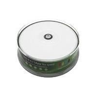 MediaRange Inkjet Fullsurface Printable 25 x DVD R 4.7 Go 16x surface imprimable par jet d'encre spindle