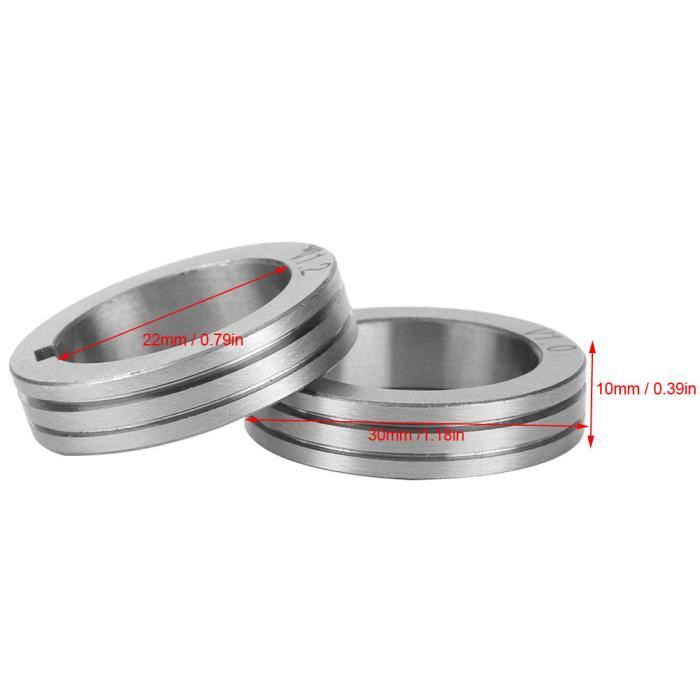 Roue D'entraînement Pour Fil De Soudage MIG - Tailles 0.6-0.8 Mm, 0.8-1.0 Mm, 1.0-1.2 Mm - Rainure K Ou V - Acier Trempé, Pour Soudeurs Standard - 12