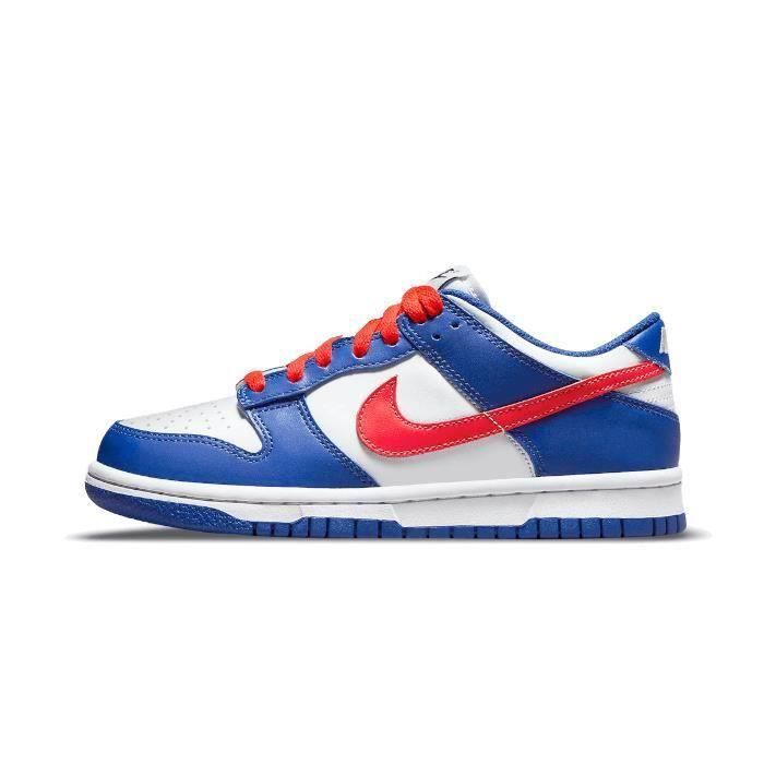 S SBDunks Low White Royal Red pour Blanc Cdiscount Chaussures