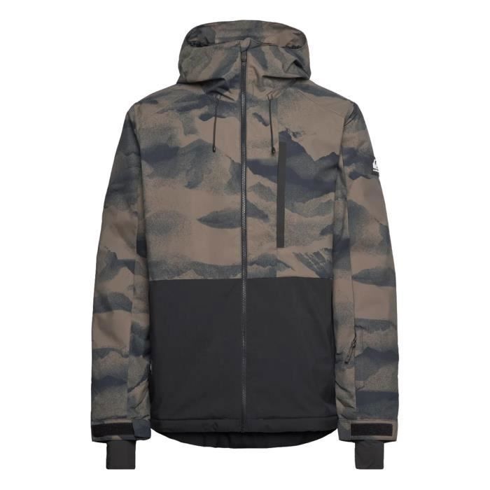 Blouson de ski - Quiksilver - Mission printed block jk - Imperméable - Respirant - Capuche Blouson de ski - Quiksilver - Mission printed block jk - Imperméable - Respirant - Capuche