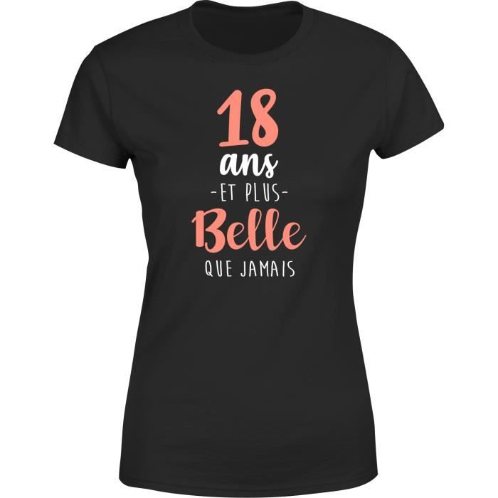 18 ans Anniversaire jolie fille 18 ans Humour - 18 Ans Humour - T