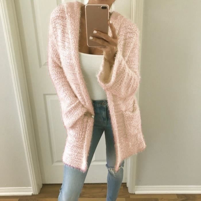 Manteau grosse maille femme store