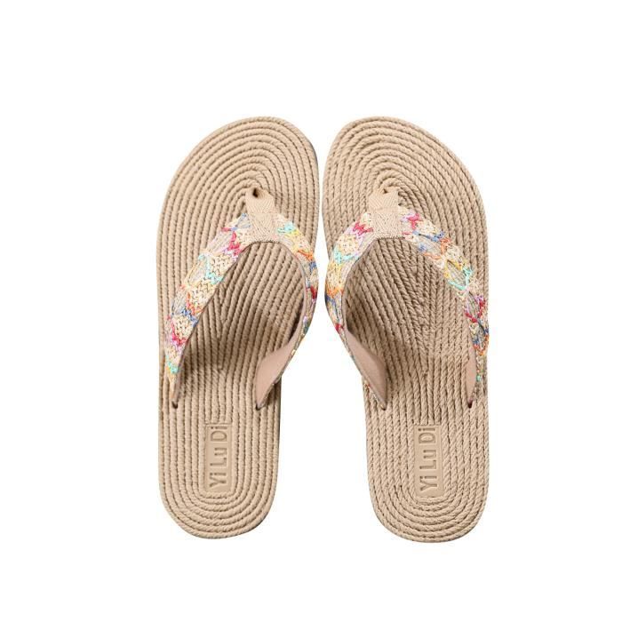 tongs plage femme