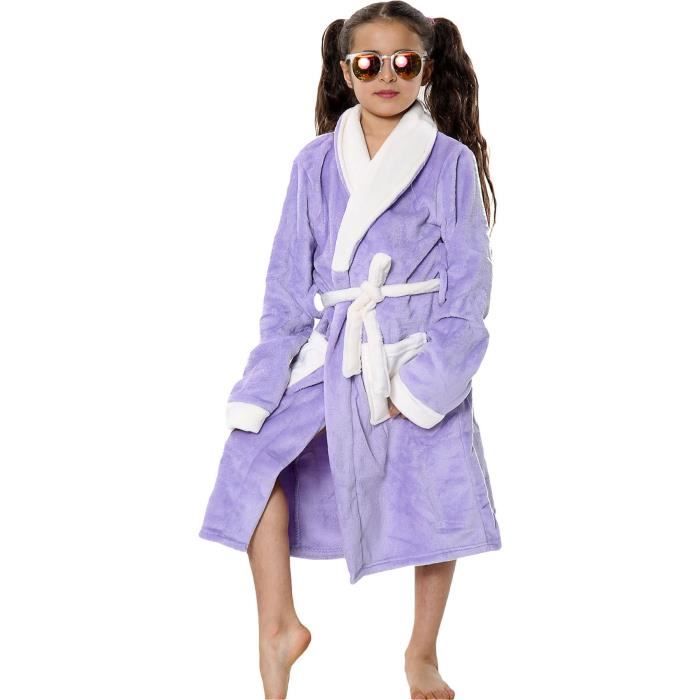 Peignoir outlet fille polaire