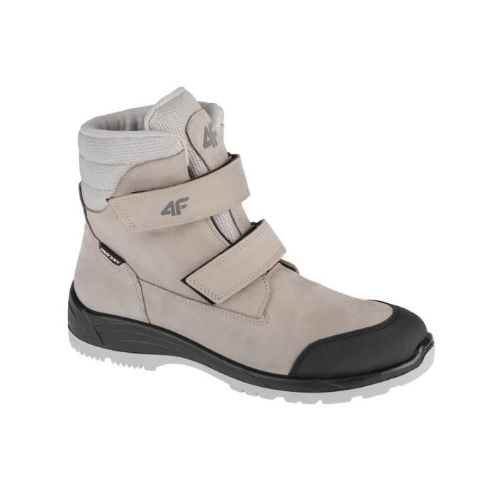 Chaussures de randonnée pour garçon 4F Junior Trek HJZ21-JOBMW250-26S - Grise - Respirantes