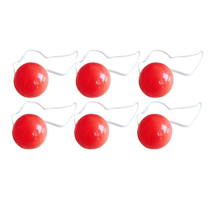 Lot De 100 Boules Mousse Nez De Clown Rouge - Accessoire Carnaval, Fête, Cosplay, 4.5 Cm