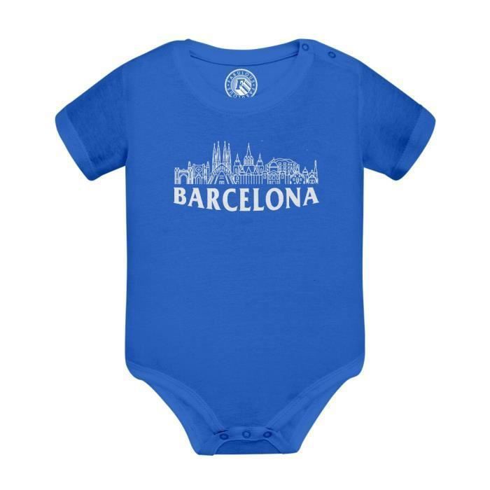 Body Bébé - FABULOUS - Bleu - 100% Coton - Manche Courte