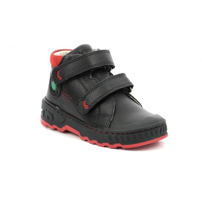 Baskets Kickers Friendly Pour Bébé Garçon, Taille 20, Marron Cuir – Occasion Très Bon état