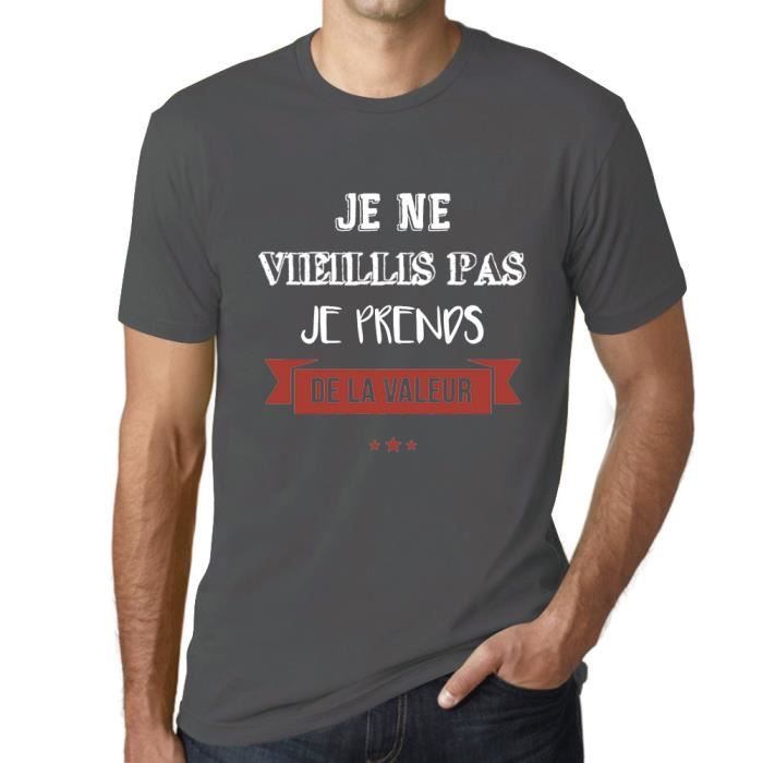 T-shirt Humour Motard – « Je Ne Vieillis Pas, Je Passe à La Vitesse Supérieure », Coupe Classique Unisexe - 5
