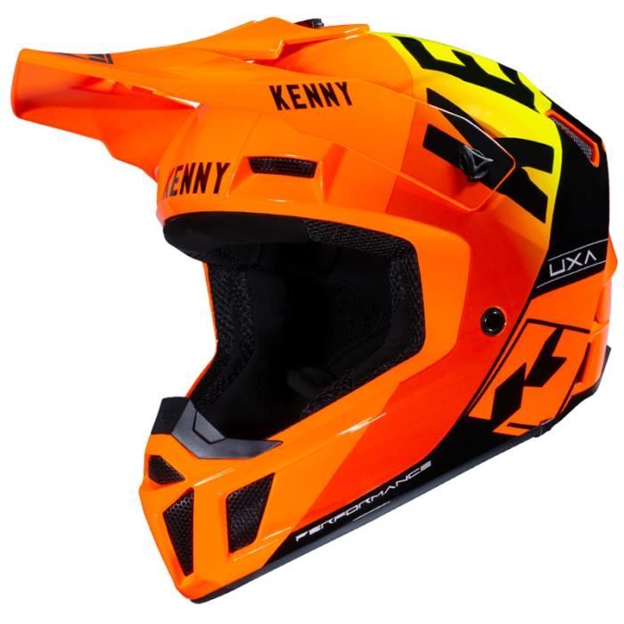 Casque moto cross Kenny Performance Graphic - orange - L (59/60 cm)