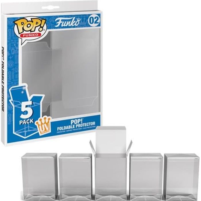 Funko Pop 5 Pack Foldable - Boite de Protection de Première Qualités - pour  Les Figurines en Vinyle Pop! à Collectionner - Durable, Transparent et