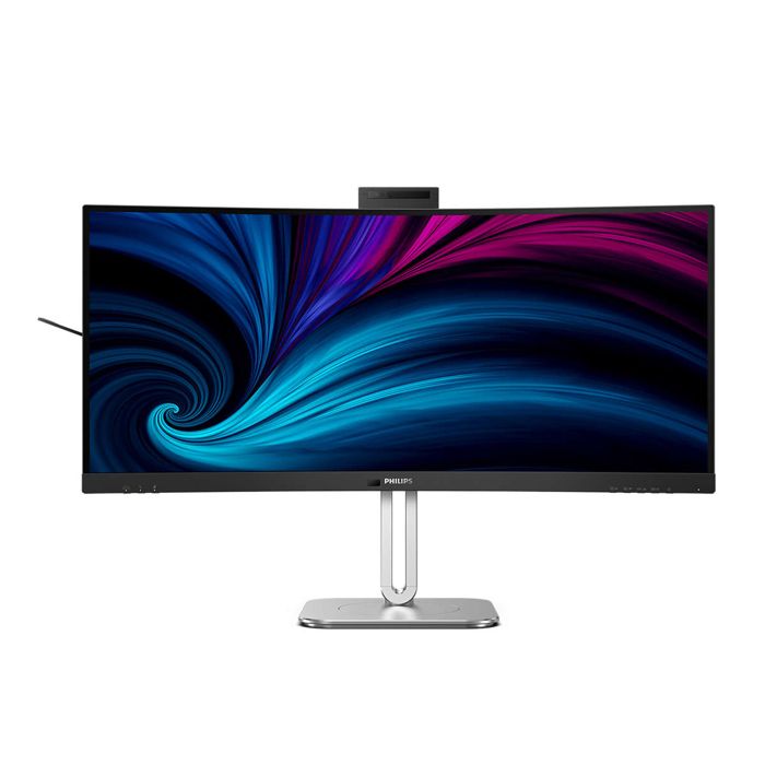 Philips 34B2U6603CH Moniteur incurvé WQHD 34 Pouces réglable en Hauteur Haut parleurs Webcam 5 MP Suppression du Bruit HDR400 3440x1440 HDMI DisplayPort USB C Hub USB - vue 4