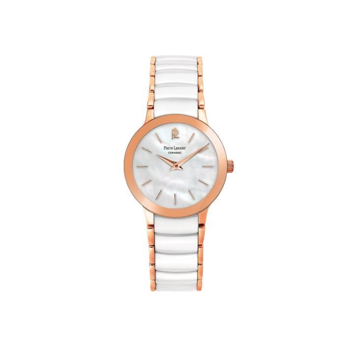 Montre Pierre Lannier C ramique 013L990 Blanc Cdiscount Bijouterie