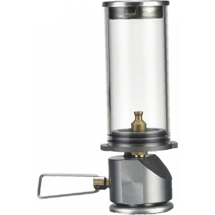 Lampe à Bougie, Lanterne à Gaz de Camping Portable Haute Luminosité, Lanterne de Camping à Gaz Compacte et Légère pour L'Extérieur, Le Camping