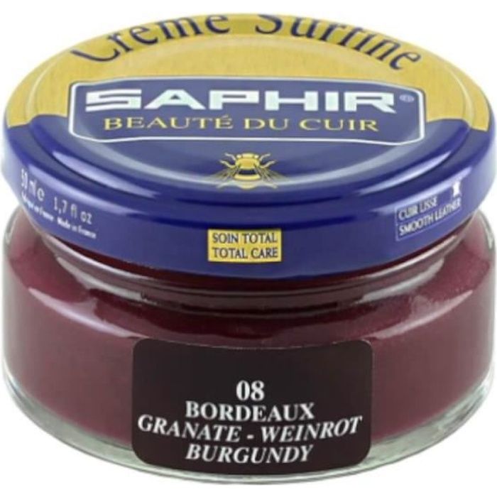 Cirage saphir 2025 bordeaux