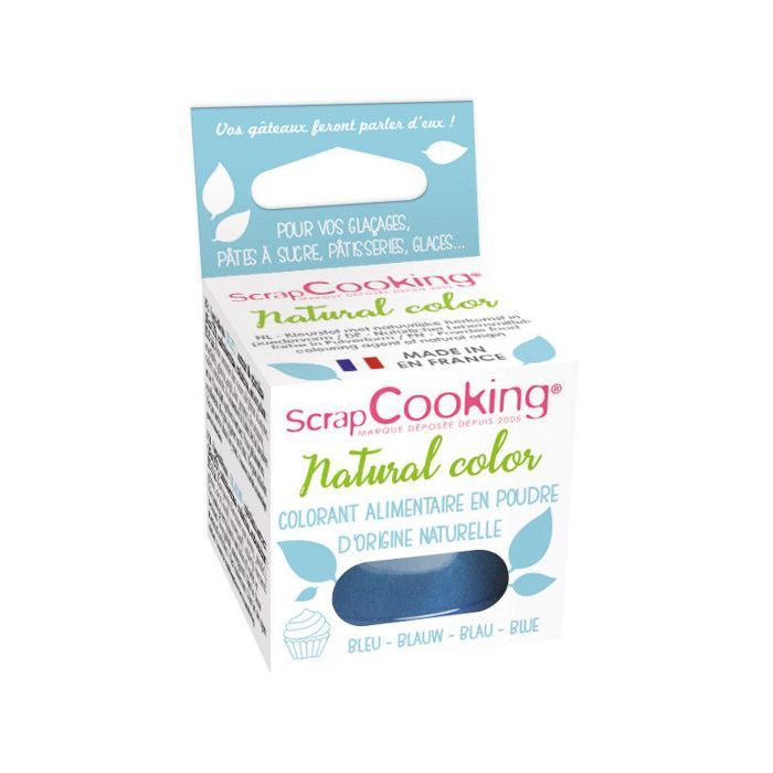 SCRAPCOOKING - Colorant alimentaire naturel bleu